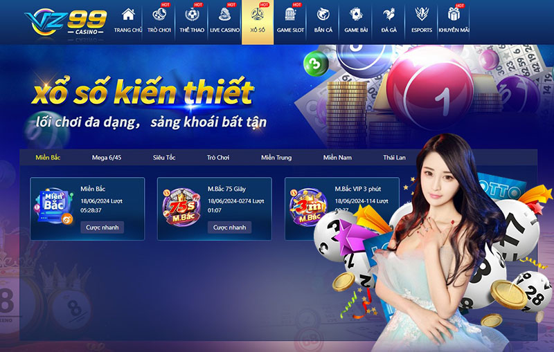 xổ số online truyền thống, siêu tốc